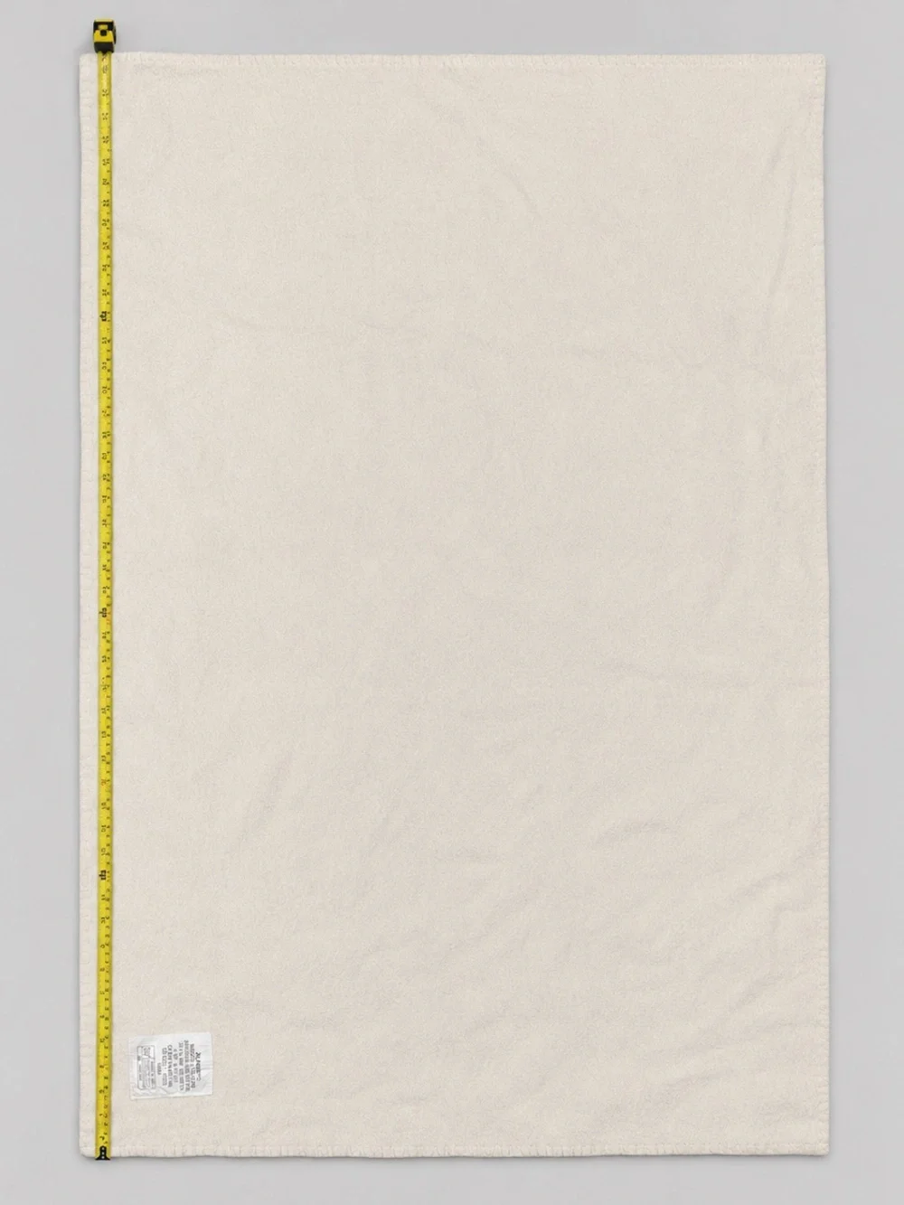 1994 British Military Wool Blend Youth Camp Blanket Natural 46 x90
